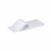 This photograph features a pack of Q-Connect Listing Paper, measuring 11x9.5 inches. The paper is 1-part and has a weight of 60gsm. It is a plain, micro-perforated paper, and the pack contains 2000 sheets.