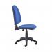 Jemini High Back Operator Chair 600x600x1000-1130mm Blue KF50174 KF50174