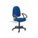 Jemini High Back Operator Chair 600x600x1000-1130mm Blue KF50174 KF50174