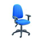 Jemini Sheaf High Back Tilt Operator Chair 325x625x635mm Blue KF50177 KF50177