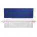 Astin Desk Mounted Screen 1190x27x390mm Royal Blue KF70002 KF70002