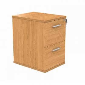 VOW Astin 2 Drawer Filing Cabinet 540x600x710mm Norwegian Beech KF70009 KF70009