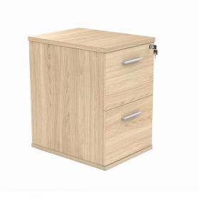Astin 2 Drawer Filing Cabinet 540x600x710mm Canadian Oak KF70010 KF70010
