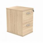 Astin 2 Drawer Filing Cabinet 540x600x710mm Canadian Oak KF70010 KF70010