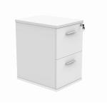 Astin 2 Drawer Filing Cabinet 540x600x710mm Arctic White KF70011 KF70011