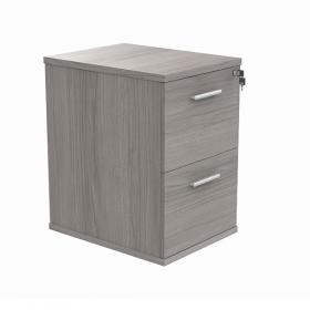 Astin 2 Drawer Filing Cabinet 540x600x710mm Alaskan Grey Oak KF70012 KF70012