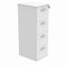 Astin 4 Drawer Filing Cabinet 540x600x1358mm Arctic White KF70015 KF70015