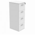 Astin 4 Drawer Filing Cabinet 540x600x1358mm Arctic White KF70015 KF70015