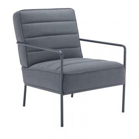 VOW Jemini Atlas Reception Wire Frame Armchair 800x810mm Grey KF70018 KF70018