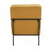 Jemini Atlas Reception Wire Frame Armchair 620x880x830mm Mustard KF70019 KF70019