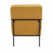 Jemini Atlas Reception Wire Frame Armchair 620x880x830mm Mustard KF70019 KF70019