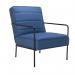 Jemini Atlas Reception Wire Frame Armchair 620x880x830mm Navy KF70020 KF70020