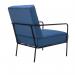 Jemini Atlas Reception Wire Frame Armchair 620x880x830mm Navy KF70020 KF70020