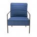 Jemini Atlas Reception Wire Frame Armchair 620x880x830mm Navy KF70020 KF70020