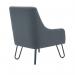 Jemini Daveen Reception Wire Frame Armchair 650x800x860mm Grey KF70021 KF70021