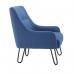 Jemini Daveen Reception Wire Frame Armchair 650x800x860mm Navy KF70023 KF70023