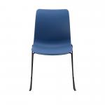 Jemini Flexi Skid Chair 530x530x860mm Blue KF70028 KF70028