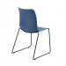 Jemini Flexi Skid Chair 530x530x860mm Blue KF70028 KF70028