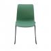Jemini Flexi Skid Chair 530x530x860mm Green KF70029 KF70029