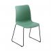 Astin Logi Skid Chair 530x530x860mm Green KF70029 KF70029