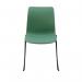 Astin Logi Skid Chair 530x530x860mm Green KF70029 KF70029