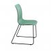 Astin Logi Skid Chair 530x530x860mm Green KF70029 KF70029