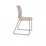Astin Logi Skid Chair 530x530x860mm Grey KF70030 KF70030
