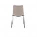 Astin Logi Skid Chair 530x530x860mm Grey KF70030 KF70030