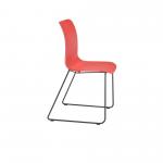 Astin Logi Skid Chair 530x530x860mm Red KF70031 KF70031