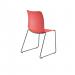 Jemini Flexi Skid Chair 530x530x860mm Red KF70031 KF70031
