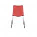 Astin Logi Skid Chair 530x530x860mm Red KF70031 KF70031