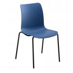 Jemini Flexi 4 Leg Chair 520x530x850mm Blue KF70032 KF70032