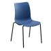 Jemini Flexi 4 Leg Chair 520x530x850mm Blue KF70032 KF70032