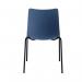 Jemini Flexi 4 Leg Chair 520x530x850mm Blue KF70032 KF70032