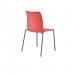 Jemini Flexi 4 Leg Chair 520x530x850mm Red KF70035 KF70035