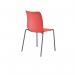 Jemini Flexi 4 Leg Chair 520x530x850mm Red KF70035 KF70035