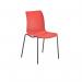 Jemini Flexi 4 Leg Chair 520x530x850mm Red KF70035 KF70035