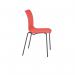 Jemini Flexi 4 Leg Chair 520x530x850mm Red KF70035 KF70035