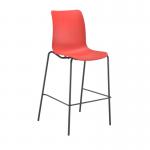 Jemini Flexi High Stool 570x575x1160mm Red KF70039 KF70039