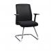 Jemini Denali Visitor Chair 600x580x890mm Black KF70061 KF70061