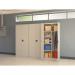 5 Star Janitorial Cleaning Cupboard Steel Silver KF70110 KF70110