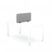5 Star Desk Mounted PET Screen 790x400mm Grey KF70115 KF70115