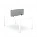 5 Star Desk Mounted PET Screen 1190x400mm Grey KF70118 KF70118