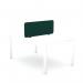 5 Star Desk Mounted PET Screen 1190x400mm Green KF70120 KF70120