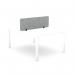 5 Star Desk Mounted PET Screen 1390x400mm Grey KF70121 KF70121