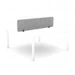5 Star Desk Mounted PET Screen 1590x400mm Grey KF70124 KF70124