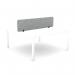5 Star Desk Mounted PET Screen 1590x400mm Grey KF70124 KF70124