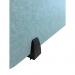 Serrion Under Desk Fixed Screen Holder for Single PET Bench Mounted Screen Black KF70130 KF70130