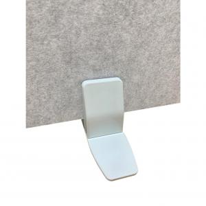 VOW  Surface Moveable Mount Desktop PET Clamps x 2 White KF70131