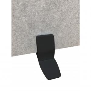 VOW  Surface Moveable Mount Desktop PET Clamps x 2 Black KF70132